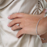 1.5 ct Clustered Oval Amy Ring