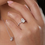 1.5 ct Clustered Oval Amy Ring