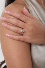 3 ct Oval Emma Solitaire Ring