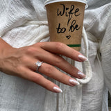 2.0 CT RADIANT CUT MAISSA RING (PAVE BAND)