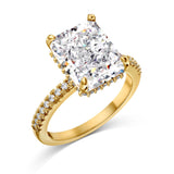 4ct Yara Ring Gold plated