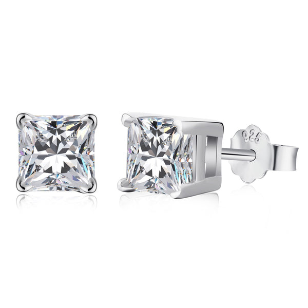 1ct Square Radiant Tropez Earrings