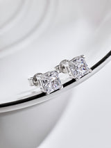 1ct Square Radiant Tropez Earrings