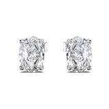 0.75 Carat Oval Cut Earrings