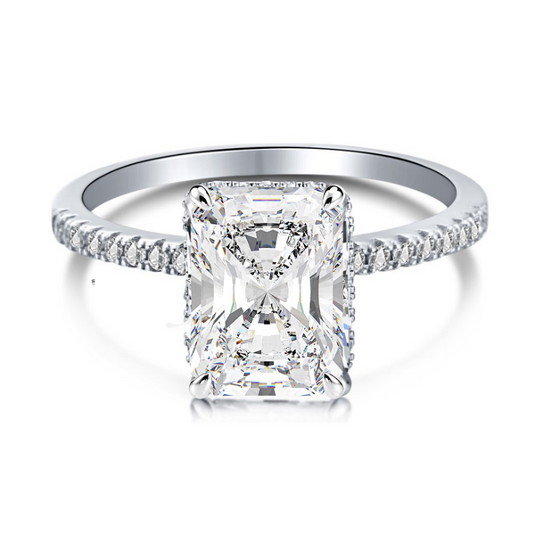 Affordable Engagement Ring, Diamond Simulated Rings , Gifts for Her, Promise Ring