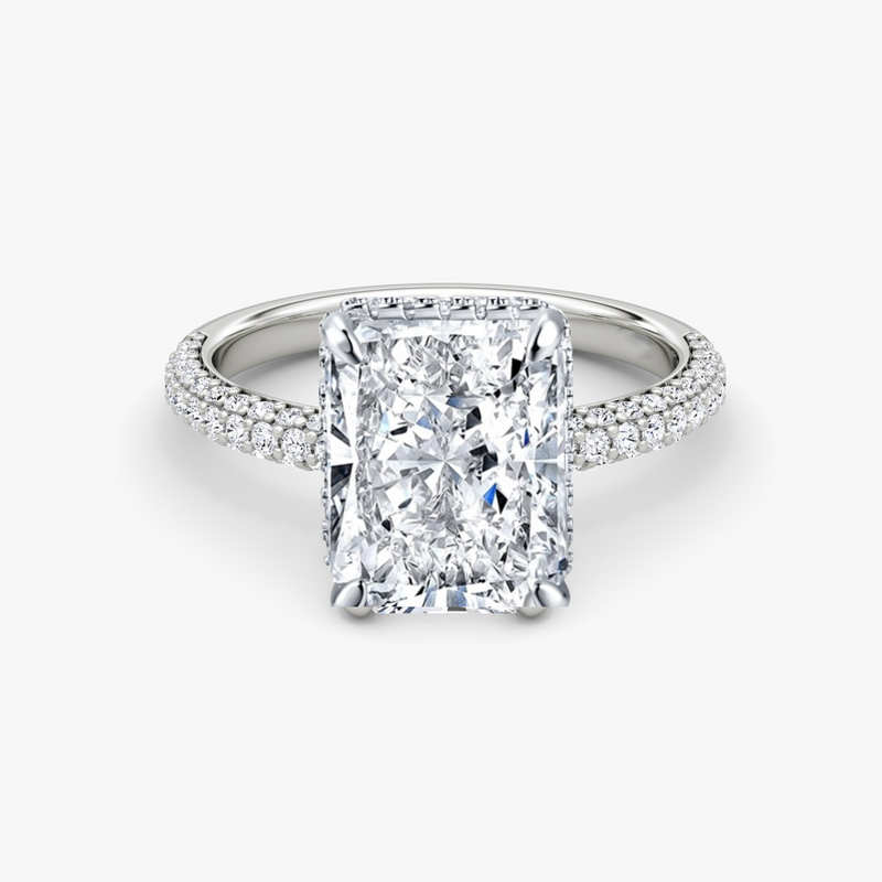 4CT LUXE PAVÈ YARA RING