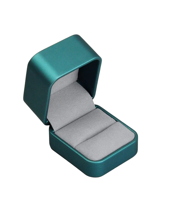 Forrest Green Leatherette Ring Box