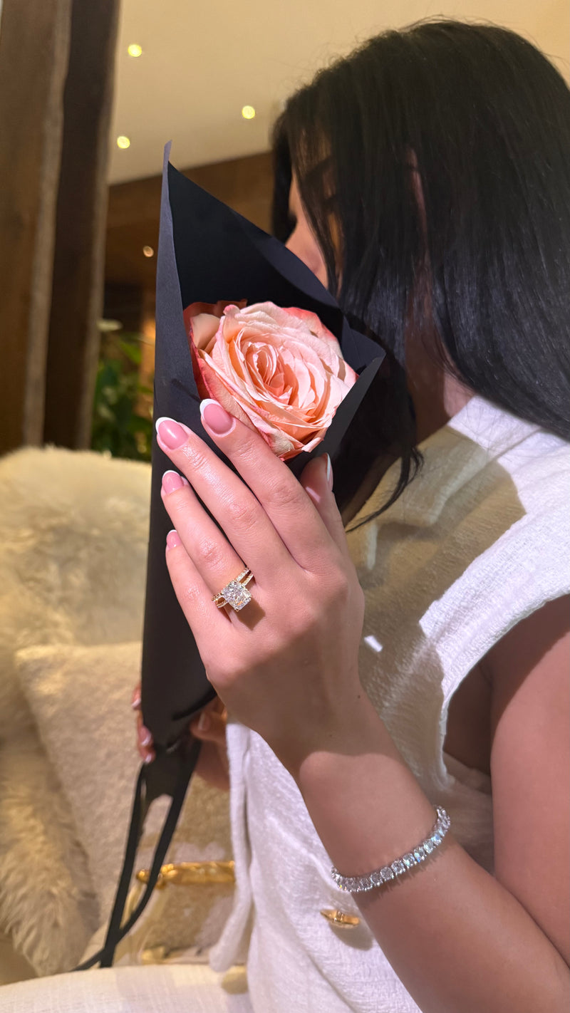 4ct Yara Ring Gold plated