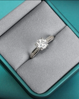 Forrest Green Leatherette Ring Box