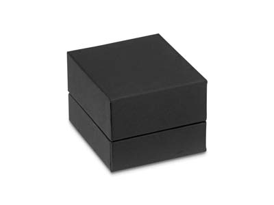 Soft Touch Black Ring Box