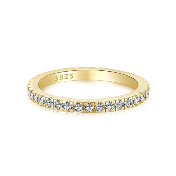 PLUSH ETERNITY BAND GOLD PLATED