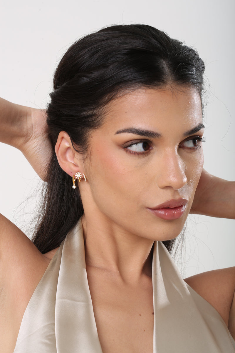 The Lina Wrap earrings