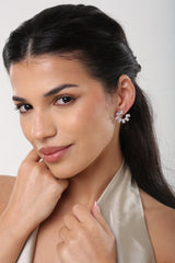 Luna Luxe Silver Earrings