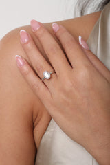 3 ct Oval Amina Solitaire ring