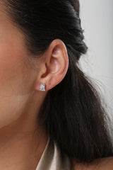 2ct Sterling Silver Yara earrings