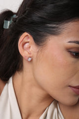 2ct Sterling Silver Yara earrings