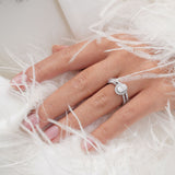 PLUSH ETERNITY BAND HALF PAVÈ