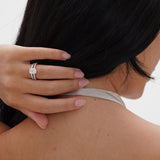 2 Carat Radiant Moissanite Wedding ring set