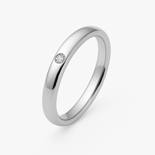 Sophia Eternity Band - Silver Stainless steel