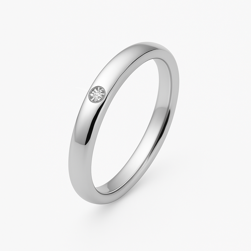 Sophia Eternity Band - Silver Stainless steel
