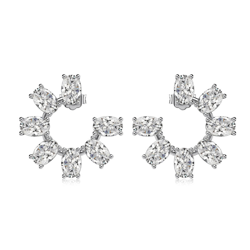 Luna Luxe Silver Earrings