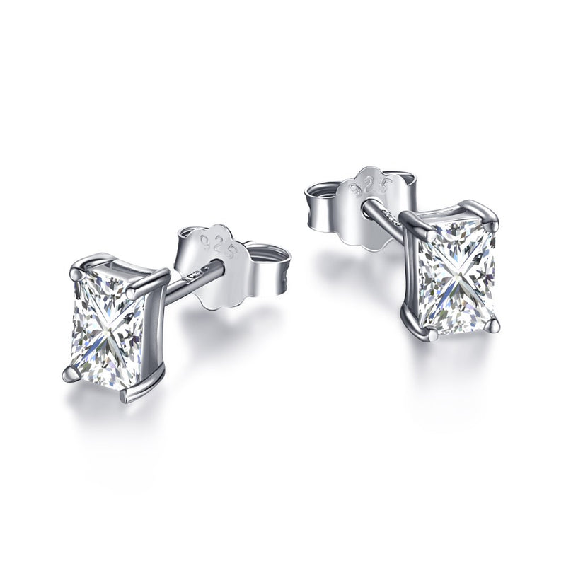 2ct Sterling Silver Yara earrings