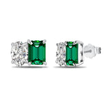 Toi et Moi Emerald Earrings