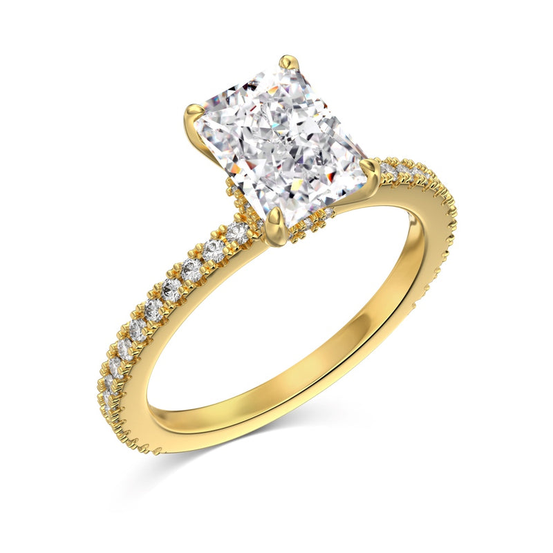 Maissa Ring – 2.0ct Gold Vermeil Sterling Silver