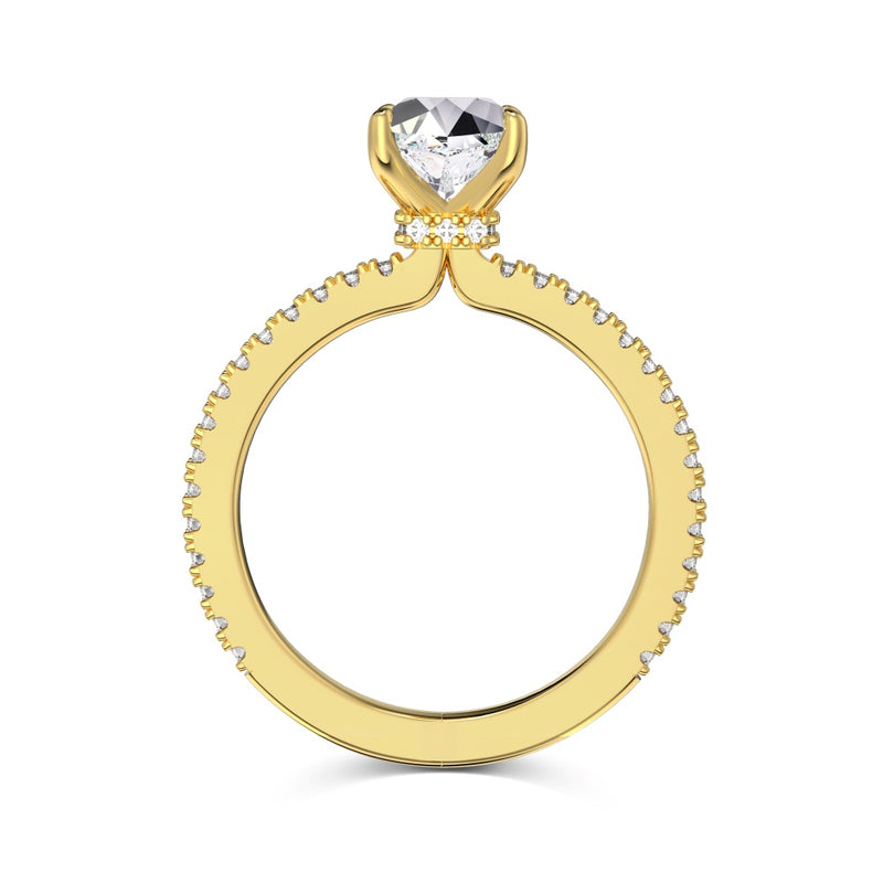 Maissa Ring – 2.0ct Gold Vermeil Sterling Silver