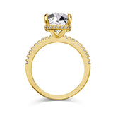 4ct Yara Ring Gold vermeil sterling silver