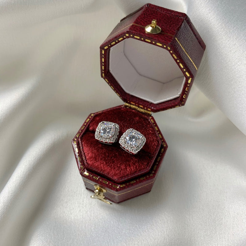 Cushion Cut London Earrings