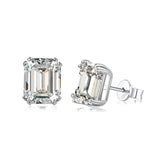 4ct Emerald Cut Kora Earrings