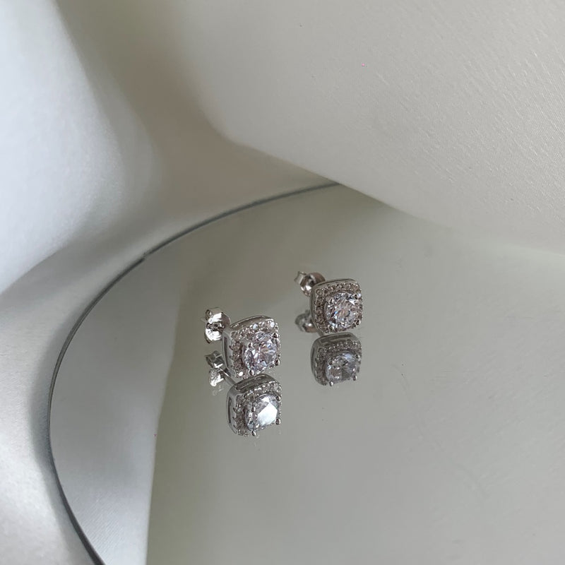 Cushion Cut London Earrings