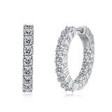 Stella Diamond Hoops