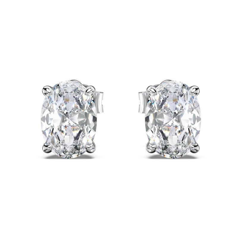 0.75 Carat Oval Cut Earrings
