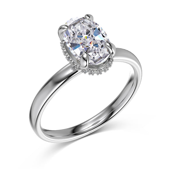 3 ct Oval Emma Solitaire Ring