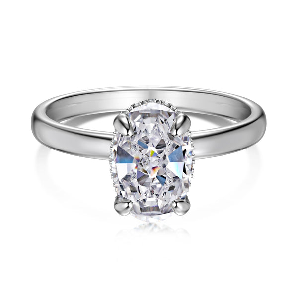 3 ct Oval Emma Solitaire Ring