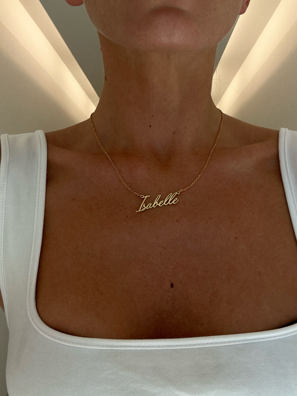 PERSONALISED ISA NAME NECKLACE BellaPlush Co