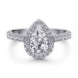 2.0 CT PEAR CUT RAYN RING