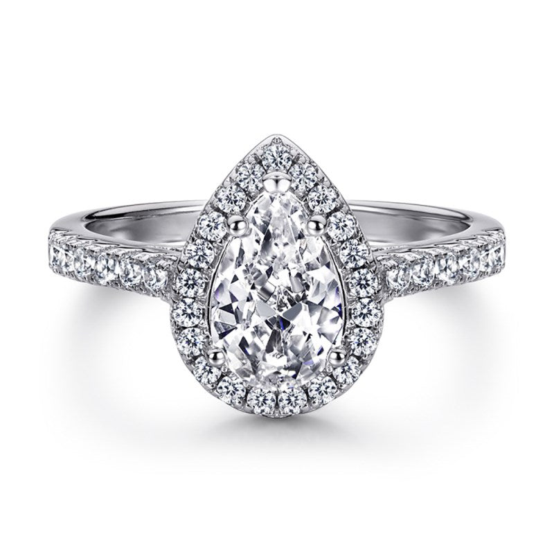 2.0 CT PEAR CUT RAYN RING