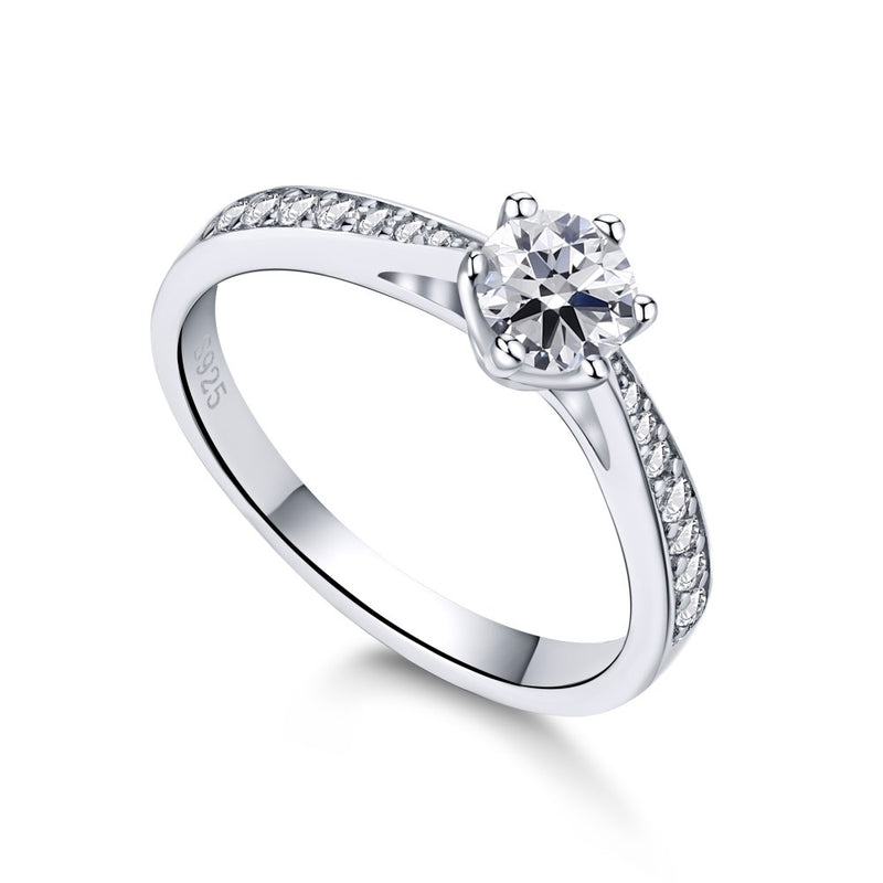 1 ct Ava round cut ring